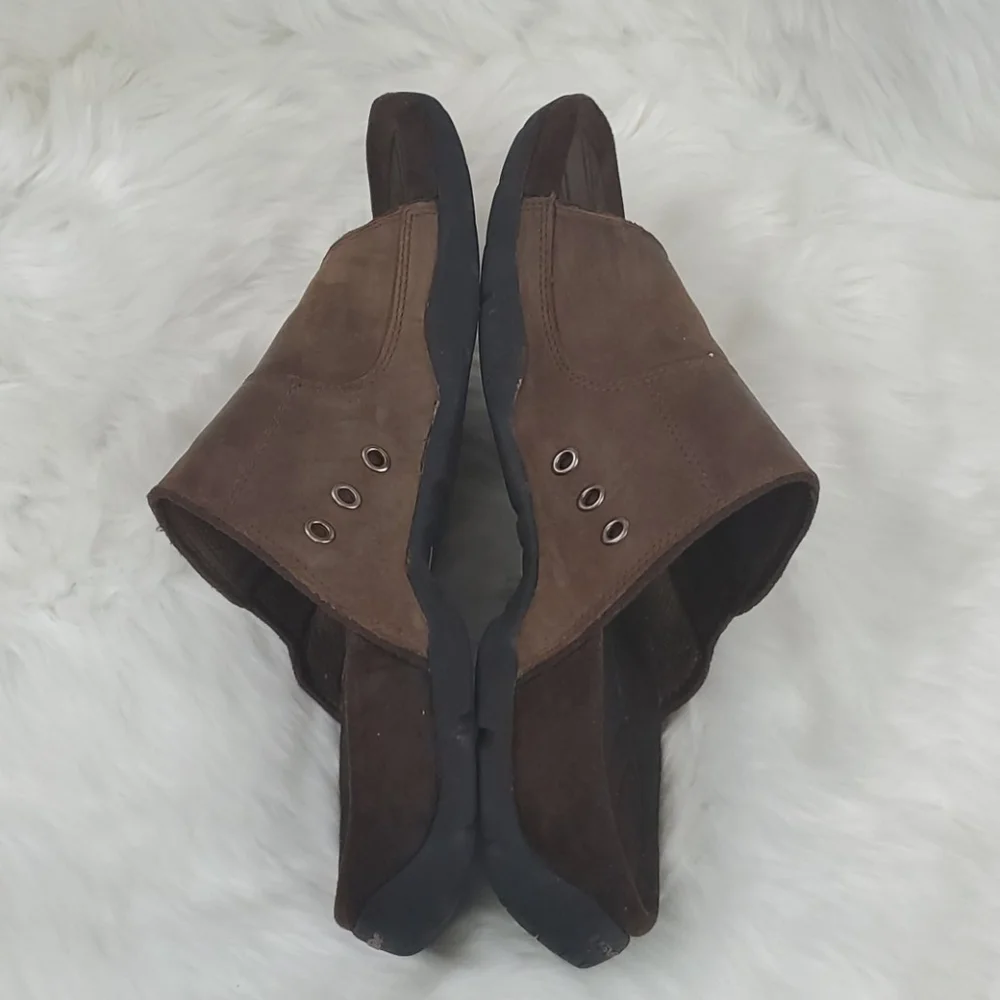 Teva men waterproof sandals shoes brown leather size 13
